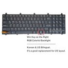 Laptop Keyboard For Clevo Sager Np9150 Np9170 Np9370 Np9380 Np9570 Np9580 Rgb