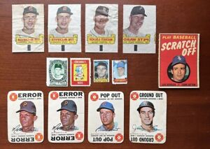 Lot of 13 Topps Oddball Cards / Stamps incl. 1969 Tom Seaver Stamp