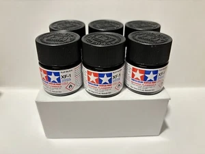 Tamiya Acrylic Color set da 6 XF1 -  Flat Black - Nero Opaco TC81701  - Foto 1 di 7