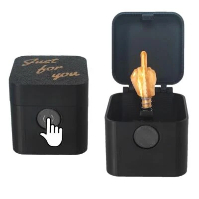 Hot Stamping Finger Surprise Gift Box Press Prank Pop Up Gift for Adults