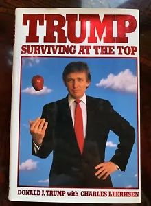 Signed Autograph Classic 1990s President Donald Trump Signatu Surviving At Top - Picture 1 of 5