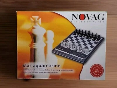 Novag Chess Computer Star Aquamarine, Model #1033 - Clean - Image 1 of 4