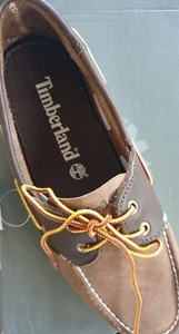 TIMBERLAND 6504A SCARPAUOMO BICOLORE 2 OCCHI SUOLA BIANCA MARRONE SCAMOSCIATO - Foto 1 di 4