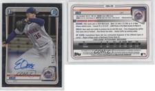 2020 Bowman Draft Chrome Picks Black Refractor /75 Eric Orze #CDA-EO Auto