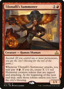 Tilonalli's Summoner Rivals of Ixalan NM Red Rare MAGIC MTG CARD ABUGames - Picture 1 of 1