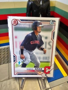 2021 Bowman 1st Edition Gabriel Arias RC Cleveland Indians #BFE-89 1st Bowman - Picture 1 of 2