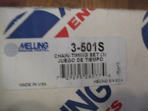 MELLING 3 Pc Timing Kit KT 3-501S CHAIN GEARS Fit Chrysler Dodge FREE SHIP USA - Picture 1 of 2