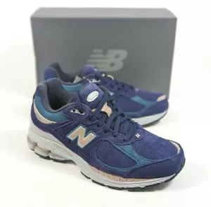 NEW BALANCE 2002R J Crew Night Tide M2002RWC - Navy Pink - Men's US 8 NWB DS - Picture 1 of 7