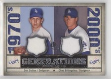 2008 SP Legendary Cuts Generations Dual Memorabilia Chad Billingsley Don Sutton