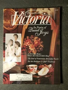 Vintage Victoria magazine NOV 1990, Crafts, Home & Garden, Antiques, Fashion - Picture 1 of 2
