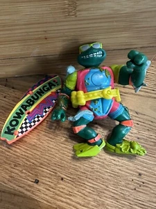 Teenage Mutant Ninja Turtles Michaelangelo Sewer Surfer 1990 Playmates Toys - Bild 1 von 2