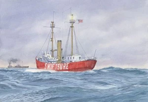 Lightship #83 Swiftsure Watercolor Notecards - Bild 1 von 1