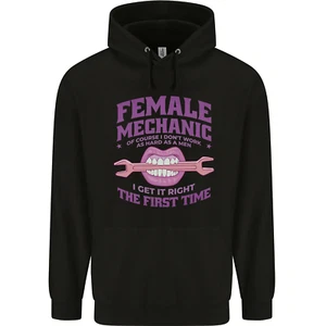 Funny Female Mechanic Childrens Kids Hoodie - Picture 1 of 88