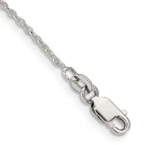 Sterlingsilber 1,5 mm Kabelkette Fußkett Halskette - Bild 1 von 3
