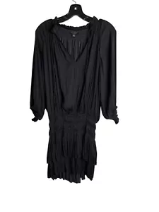Aktuelles Air Anthropologie Damen schwarzes Lorbeer Plissee Minikleid Größe XS - Bild 1 von 10