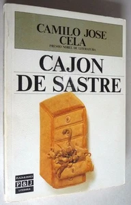 Cajon de sastre Camilo Jose Cela 1989 Spanish Language Fiction Novel - Imagen 1 de 2
