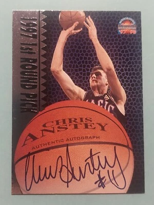 1997 The Score Board CHRIS ANSTEY Rookie Autograph RC Auto Australia  - Image 1 of 3