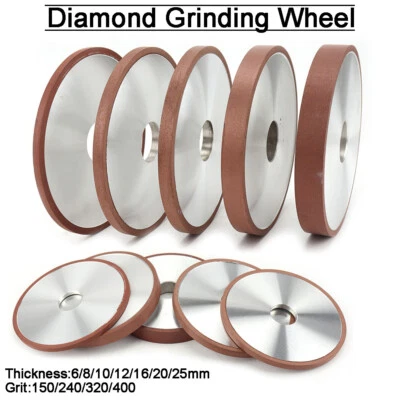 150mm Diamond Grinding Wheel Flat Abrasive Disc For Carbide Cutter Grinder Tool - Image 1 of 4