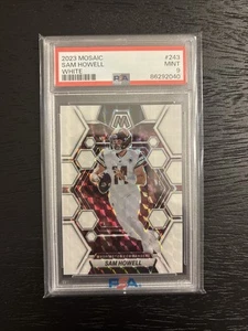 2023 SAM HOWELL MOSAIC WHITE /25 #243 PSA 9 - Picture 1 of 2