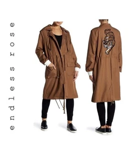 Neu mit Etikett Endless Rose Damen Tiger bestickt Jacke - Bild 1 von 14