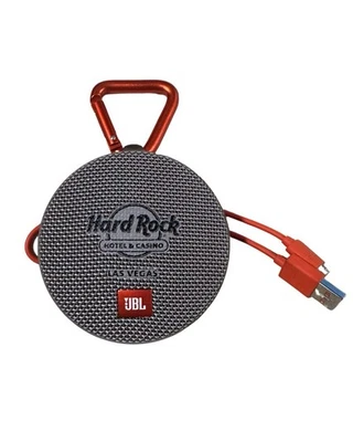 JBL Clip 2 Hard Rock Hotel Las Vegas 蓝牙扬声器 防水 已测试 工作 — 第 1/4 张图片