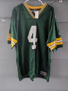 Logo Athletic Green Vintage Green Bay Packers Brett Favre #4 Jersey XL New!!! - Picture 1 of 5