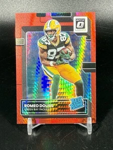 2022 Panini Donruss Optic - Rated Rookie Red Hyper Prizm #235 Romeo Doubs (RC) - Picture 1 of 2
