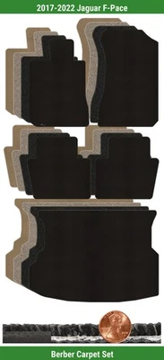 Juego de alfombrillas bereber personalizadas Lloyd para Jaguar F-Pace 2017-2022 (5 piezas) #TC2 Foto 1 de 4