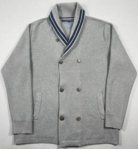 Tommy Hilfiger Cardigan Sweater Mens 2XL Double Breasted Shawl Collar Button - Picture 1 of 8
