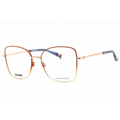 Gafas para mujer Missoni ladrillo dorado mariposa marco de metal MIS 0098 0BUH 00 Foto 1 de 2