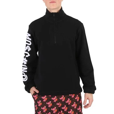 Moschino Sudadera de Algodón con Cremallera Cuarto Negra, Marca Talla 46 (Talla 36 EE. UU.) Foto 1 de 4