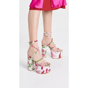 New Cult Gaia Hyte Platforms Sandals in La Selva Floral Women's Size EU 39 - Picture 1 of 13