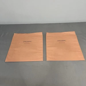 Paar Louis Vuitton Versandtaschen mit leeren Umschlägen 13 x 12,75 Zoll - Bild 1 von 10