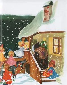 "Englein Silberhaar" Weihnachtsbuch Weihnachten Christkind Weihnachtsmann Engel - Bild 1 von 9