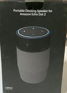 🏯 PORTABLE DOCKING SPEAKER FOR AMAZON ECHO DOT 2 🆕 - Picture 1 of 2