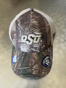 Top Of The World Oklahoma State Cowboys Camo Off-road Adjustable Mesh back Hat - Picture 1 of 2
