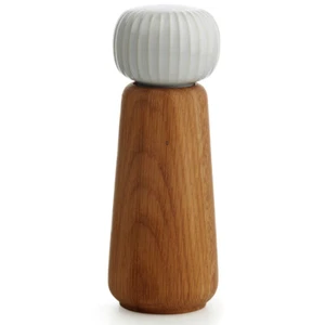 Gewürzmühle Hammershøi 18 cm, weiß, Porzellan / Eichenholz von KÄHLER - Bild 1 von 1