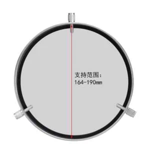 Telescope Accessories 164-190mm Solar Film Objective Lens Cover All Metal Frame - Picture 1 of 7