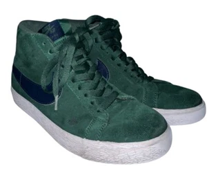 Nike SB Zoom Blazer Mid 864349-302 Skateboard Shoes Men's Noble Green Sz 6.5 - Picture 1 of 9