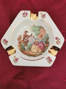 Meissner Limoges France - Fragonard Lovers Scene - Small Dish P.134,Classic - Picture 1 of 12