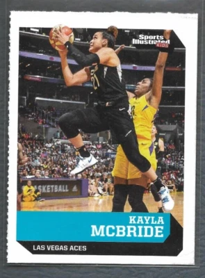 2019 SI Kids KAYLA MCBRIDE Rookie Card, Las Vegas Aces/ WNBA #826 - Image 1 of 2