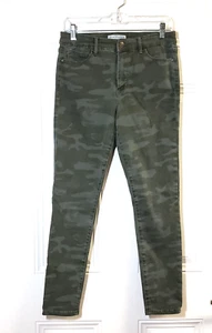Social Standard by Sanctuary Jeans Womens Size 6 High-Rise Skinny Stretch Camo - Picture 1 of 10