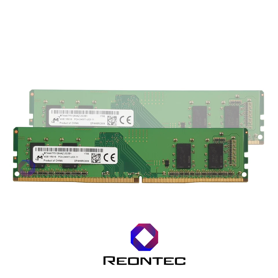 4GB RAM PC Micron PC4 - 19200 DDR4 2400T MTA4ATF51264AZ-2G 1Rx16 - Immagine 1 di 1