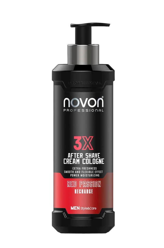 1,99€/100ml Novon Professional Aftershave 3x Red Passion Aftershave 400ml