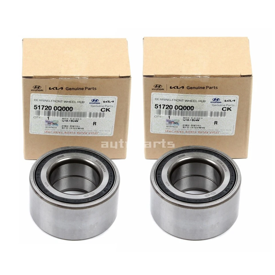 正品 517200Q000 前轮轮毂轴承 2EA 适用于 07-19 Elantra Veloster Forte — 第 1/4 张图片