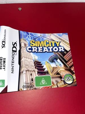 Sim City Creator, Nintendo DS * No manual or game case - Image 1 of 4
