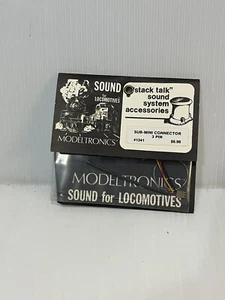 Modeltronics Stack Talk 1341 Sub-Mini Stecker 3 Pin Neu - Bild 1 von 3