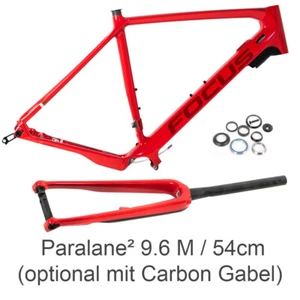 Focus Paralane2 Marco 54 cm Fazua Carbono Grava Bicicleta Eléctrica Boost Disco Paralane2 Set - Imagen 1 de 23