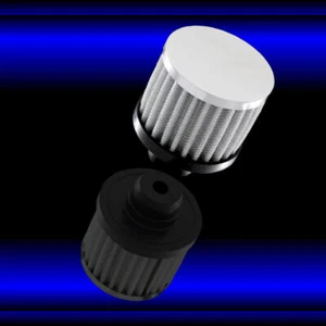 Chrome 3 Inch Filter Style Valve Cover Breather For SB and BB Ford - Imagen 1 de 1