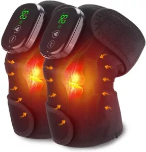 ONIYEA Knee Massager, Heated Knee Braces with Vibration and Heat 3 Modes New - Picture 1 of 12